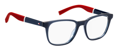 Premium Men Tommy Hilfiger Eyeglasses: TH 1907 - Blue Red(2) - SpecSMART Eye Clinic (Diagonal View)